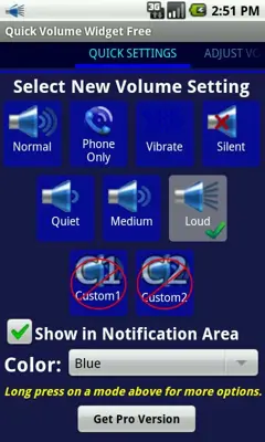 Quick Volume Widget Free android App screenshot 4